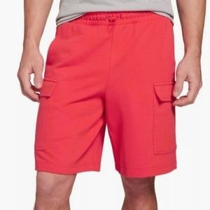 NWT DSG mens cargo terry short radical red SIZE S